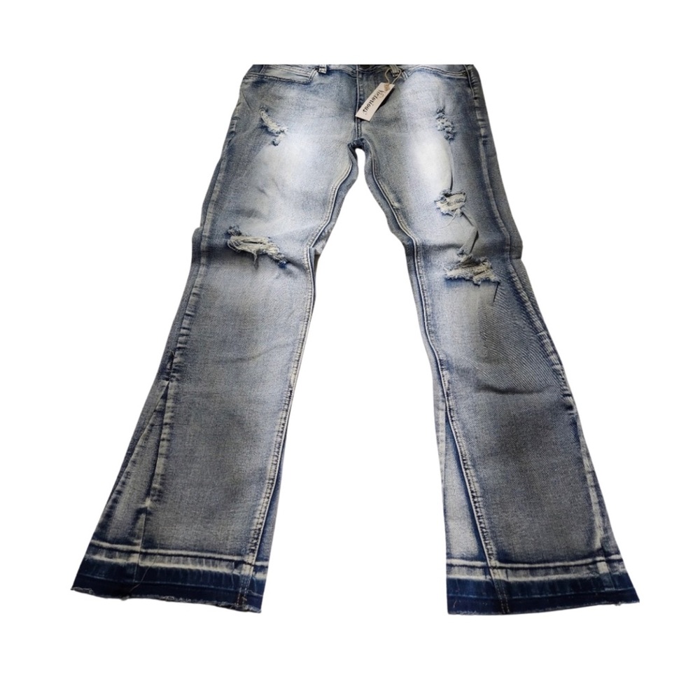 Victorious Mens Jeans 32Wx30L in Indigo